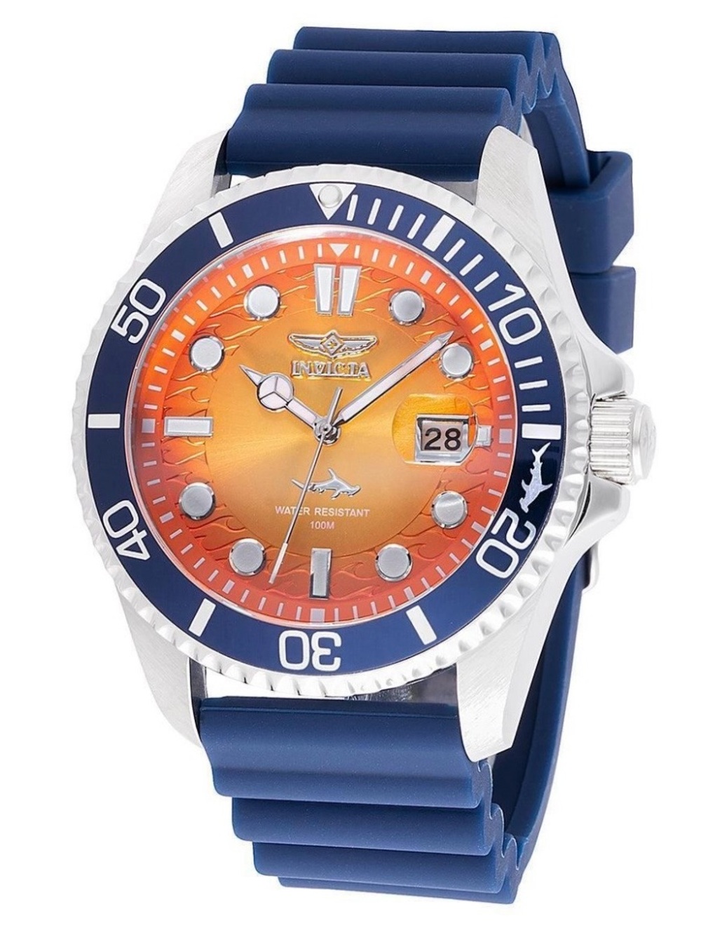 Invicta Pro Diver
Shark Men's Watch - 43mm,
Blue (47169)